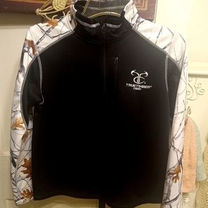 True Timber Camo "Snowfall" Boys 1/2 Zip Pullover